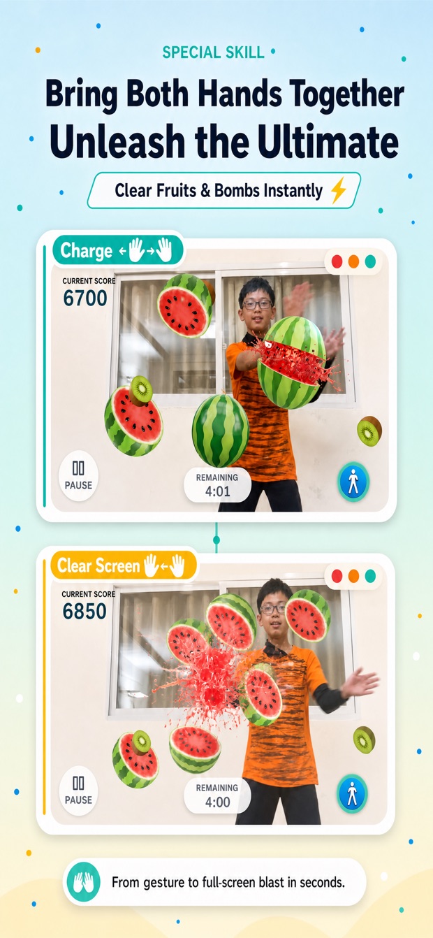 Fruit Slash game mode screen